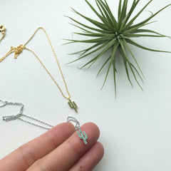Cactus (Green) Necklace