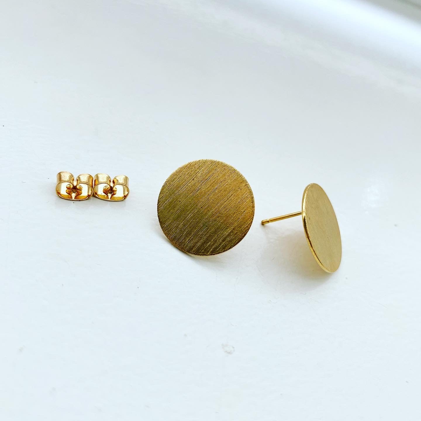 Matte Disc Earrings