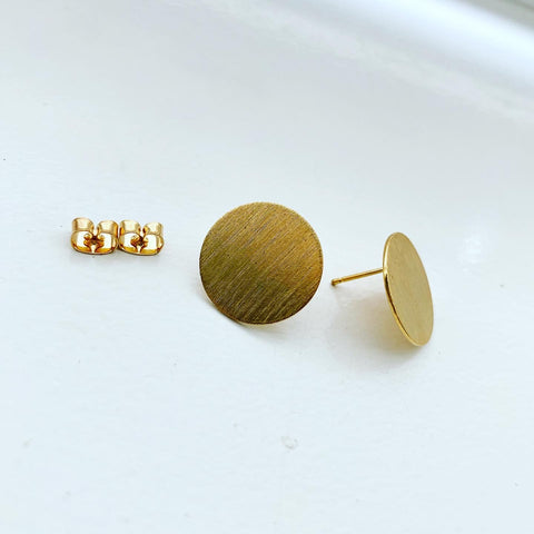 Matte Disc Earrings