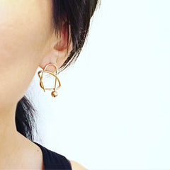 Knotted Star Earrings