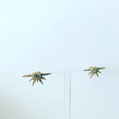 Half Sunburst Earrings