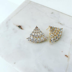 Teardrop Pyramid Earrings
