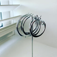 Slender (Plain) Hoops