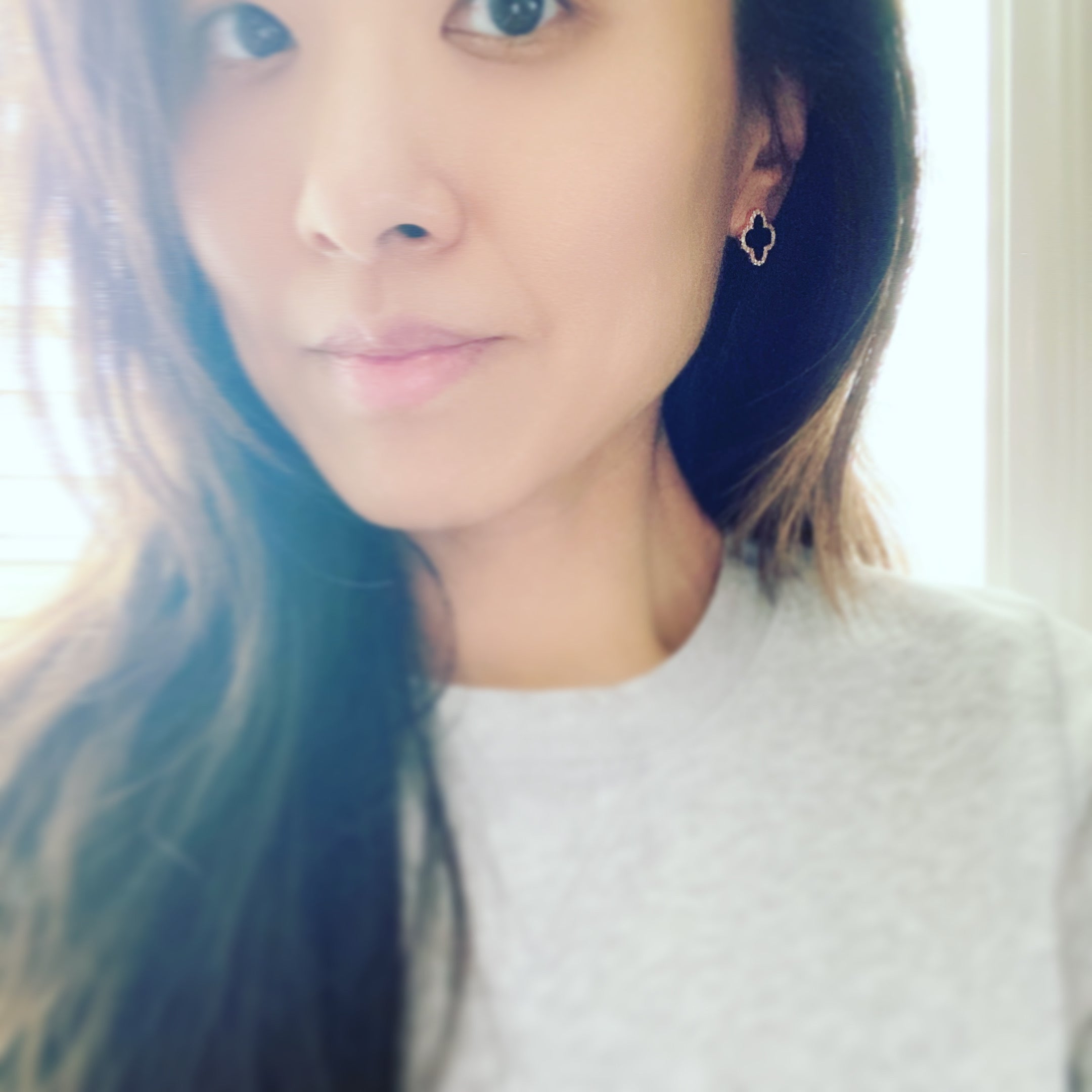 Clover Leaf (Pavé Trim) Earrings
