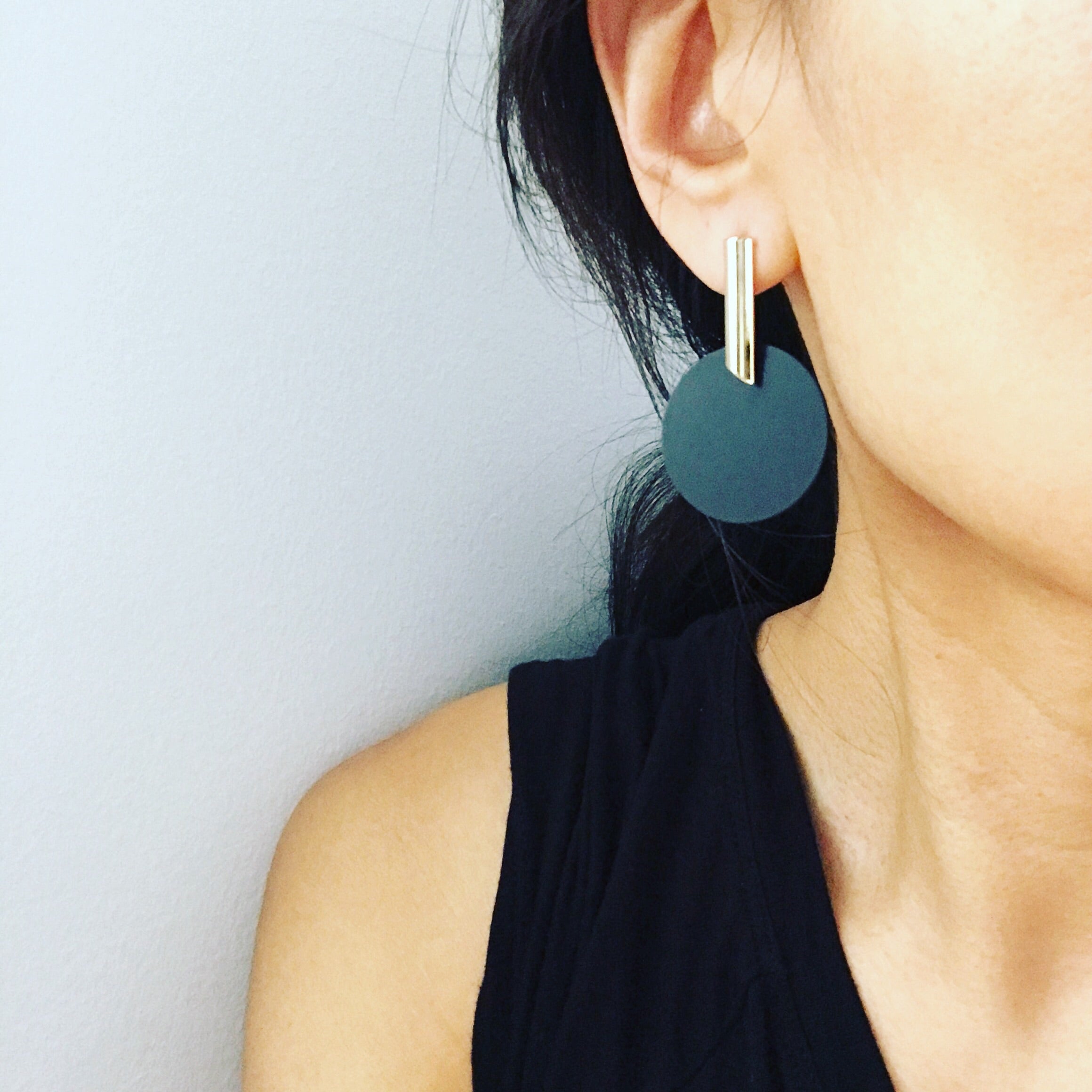Mismatch Plate Earrings