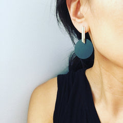 Mismatch Plate Earrings