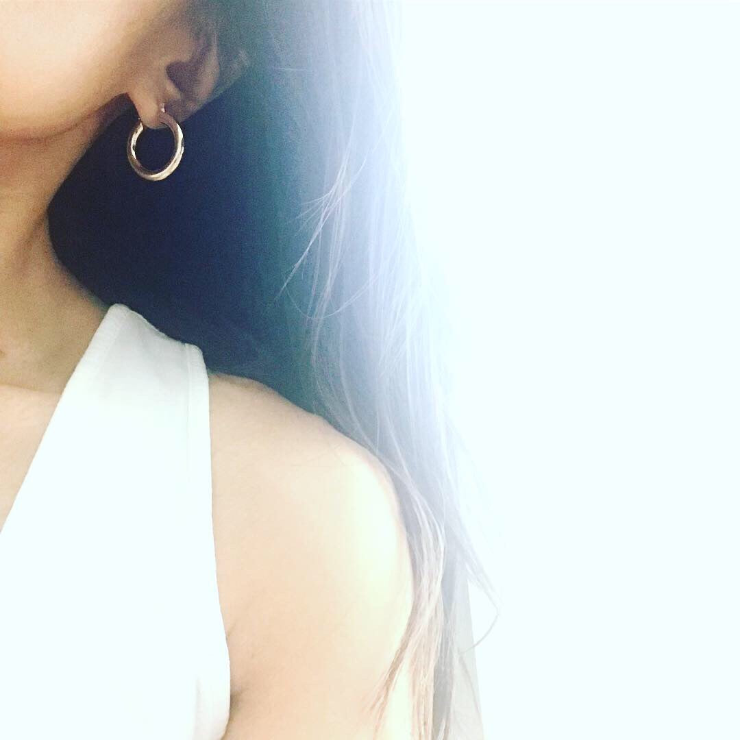 Classic Thick Hoop Earrings