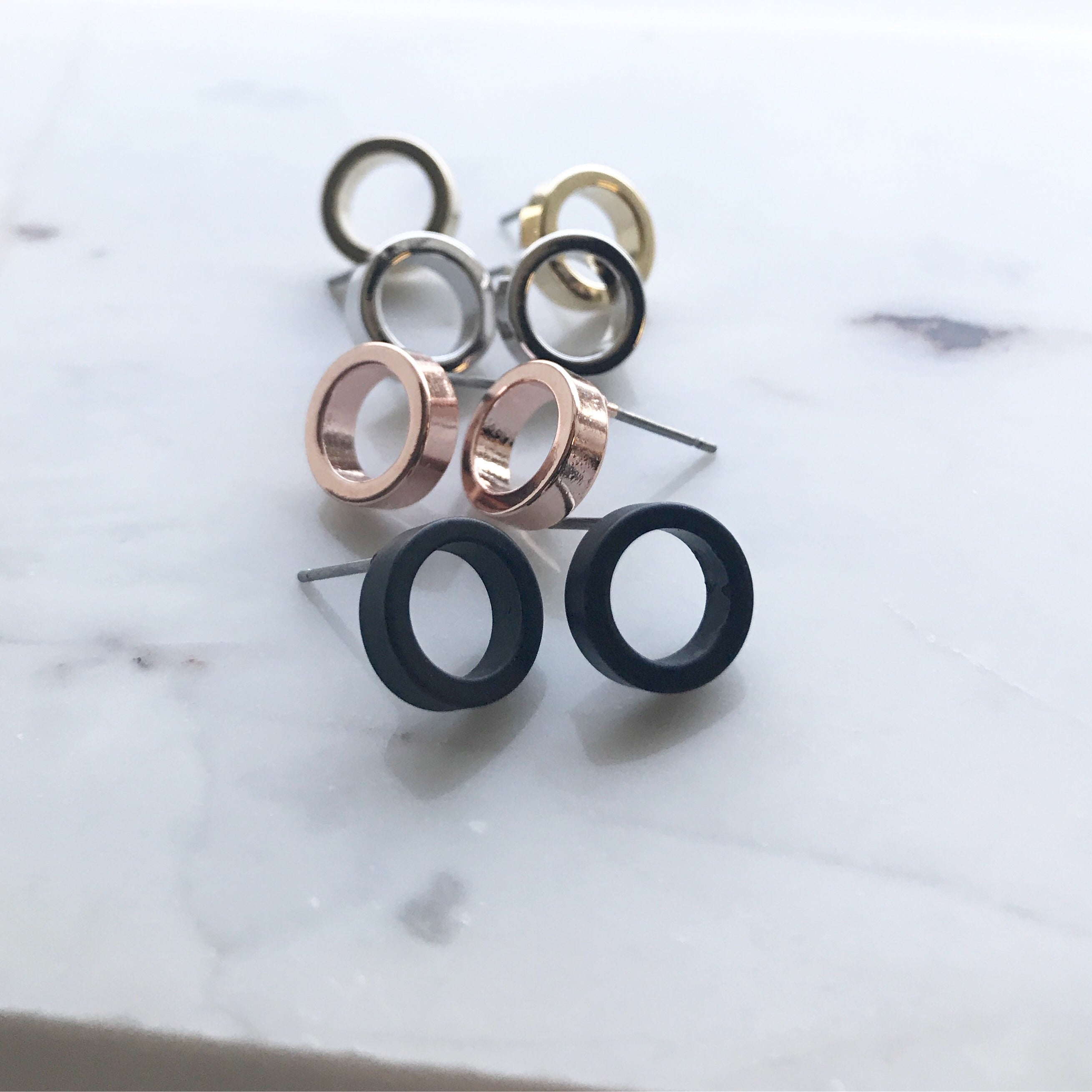 Thick Circle Earrings
