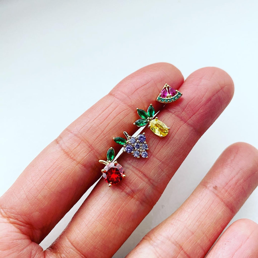 Fruit Earrings - Watermelon