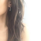 Dotty Beaded Hoop Earrings
