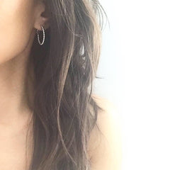 Dotty Beaded Hoop Earrings