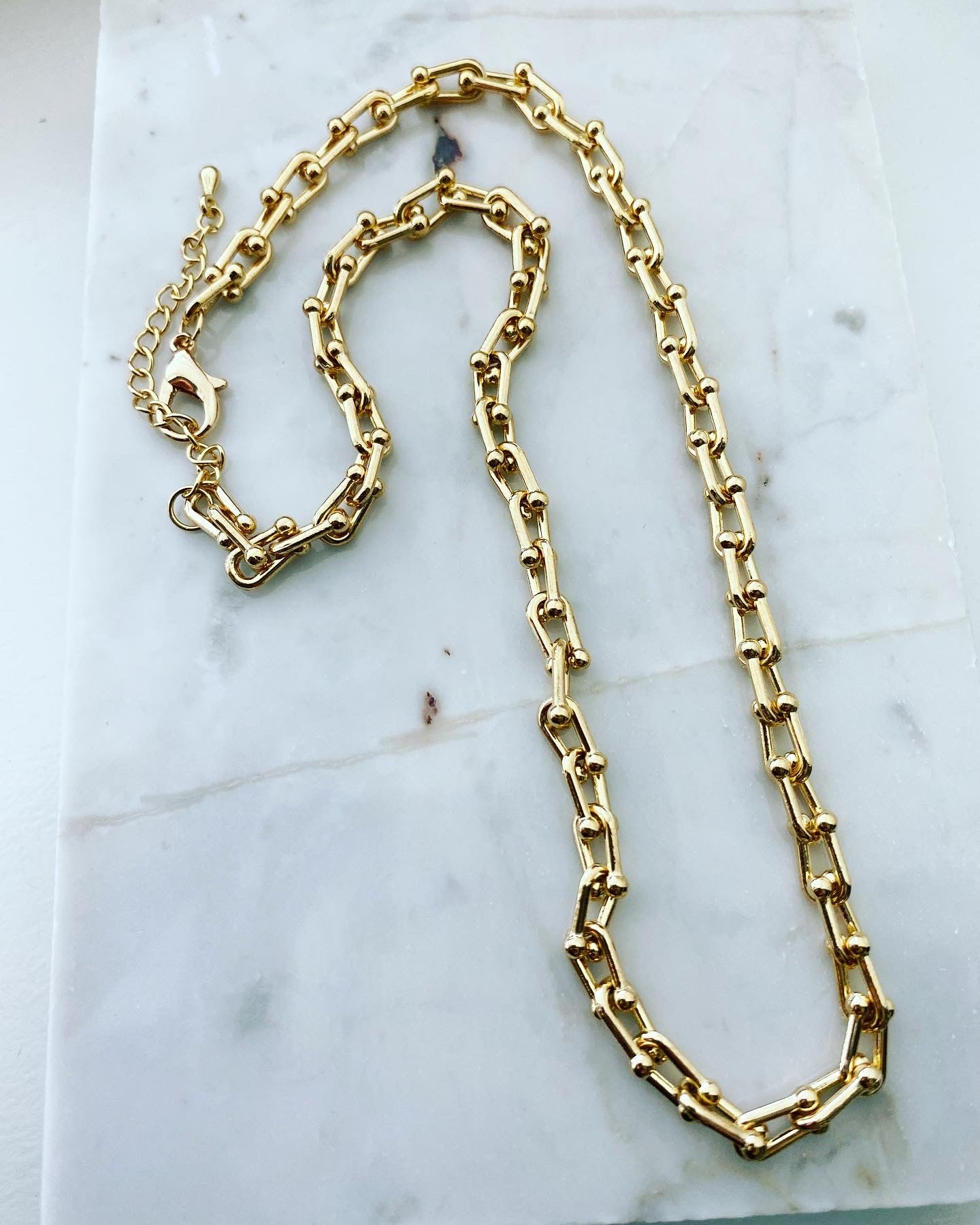 Hardware Link Chain Necklace (Micro)