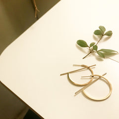 Stick Hoop Earrings