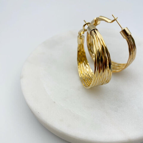 Layered Hoop Earrings