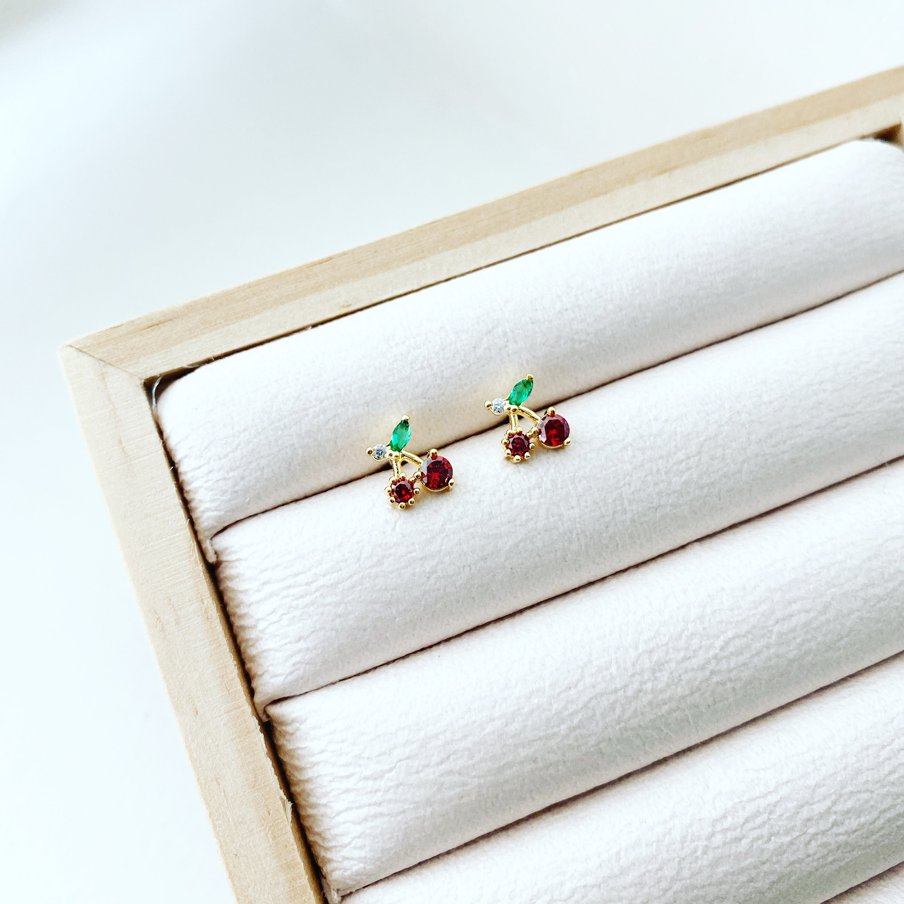Fruit Earrings - Cherries