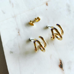 Infinite Illusion Grip Earrings