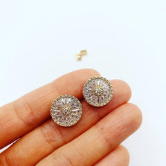 Circle Wheel Earrings