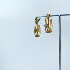 Clover Cable Hoop Earrings