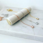 Micro Pavé Opal Necklace