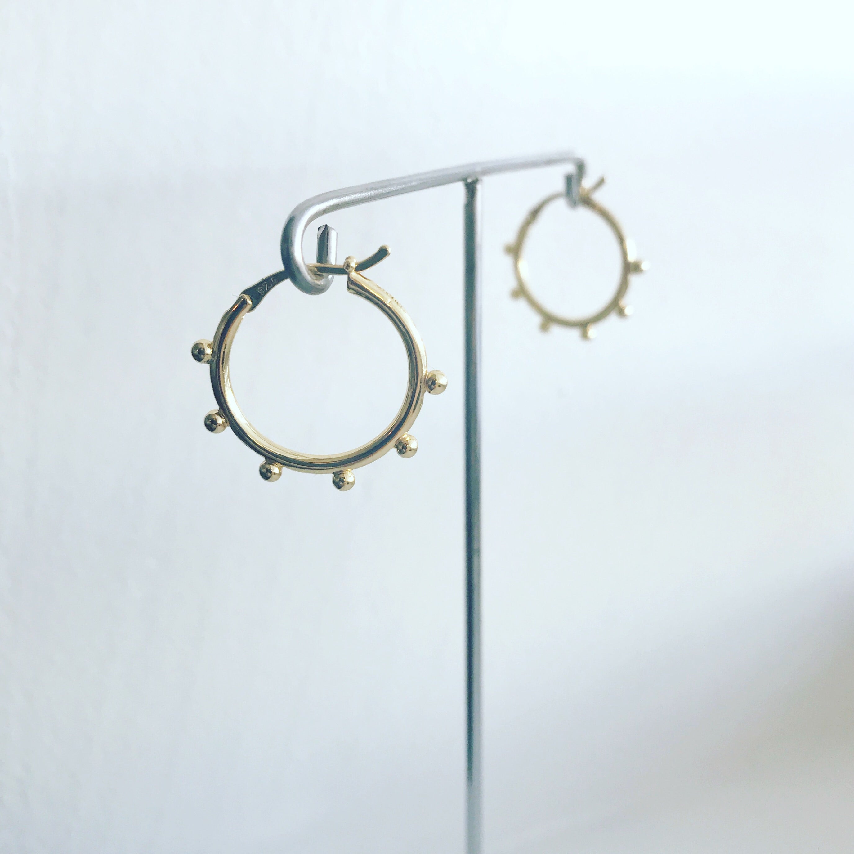 Hoop Earrings: Micro Bead