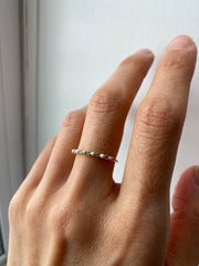 Pastel Crayon Ring