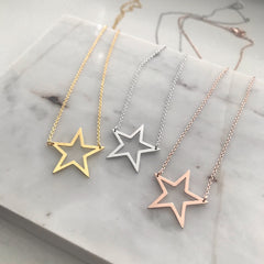 Star Cutout Necklace