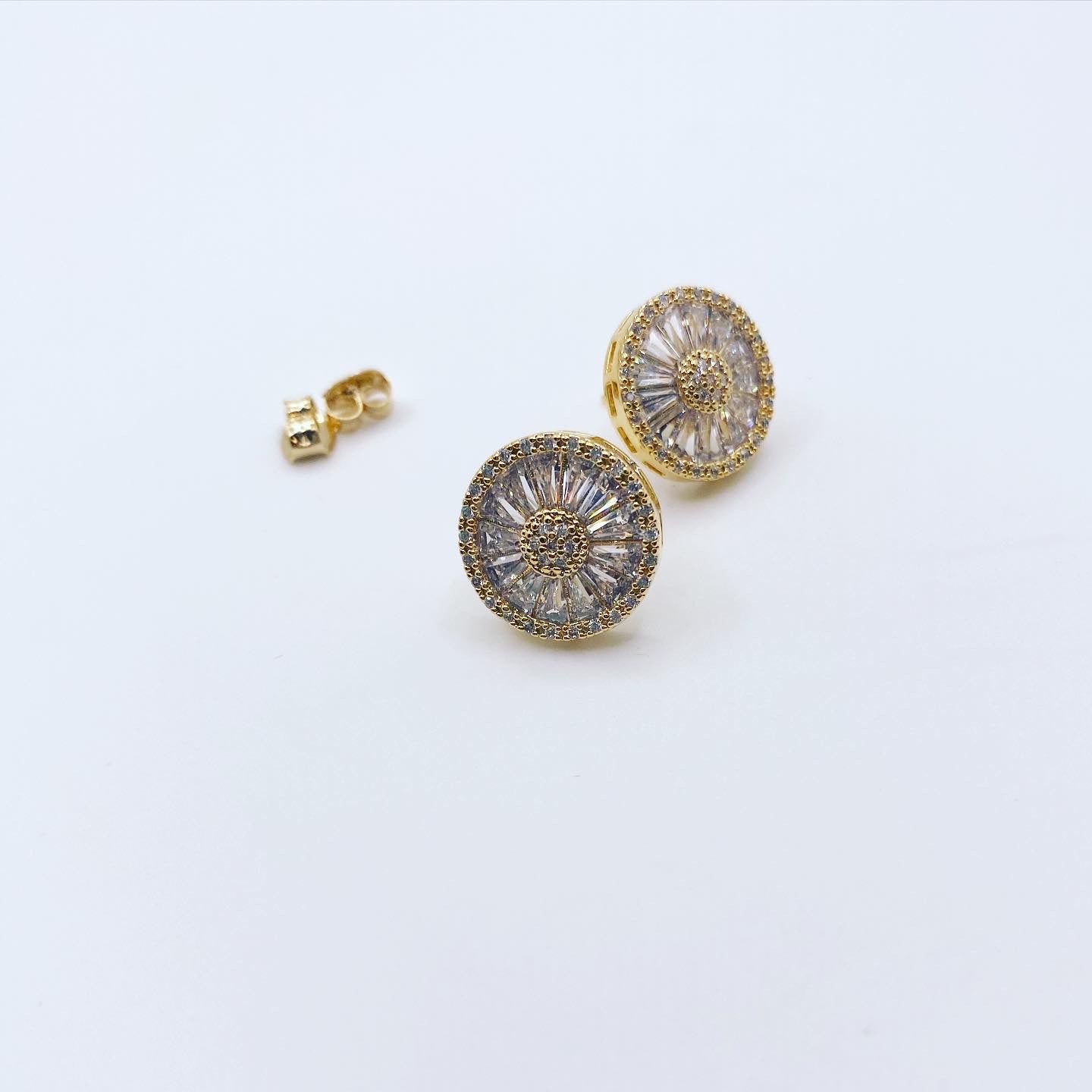 Circle Wheel Earrings
