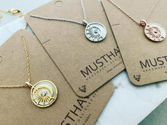 Celestial Sun Moon (MOP) Necklace