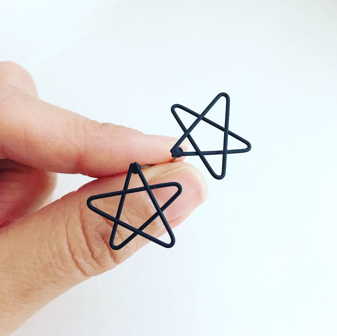 Star Doodle Earrings