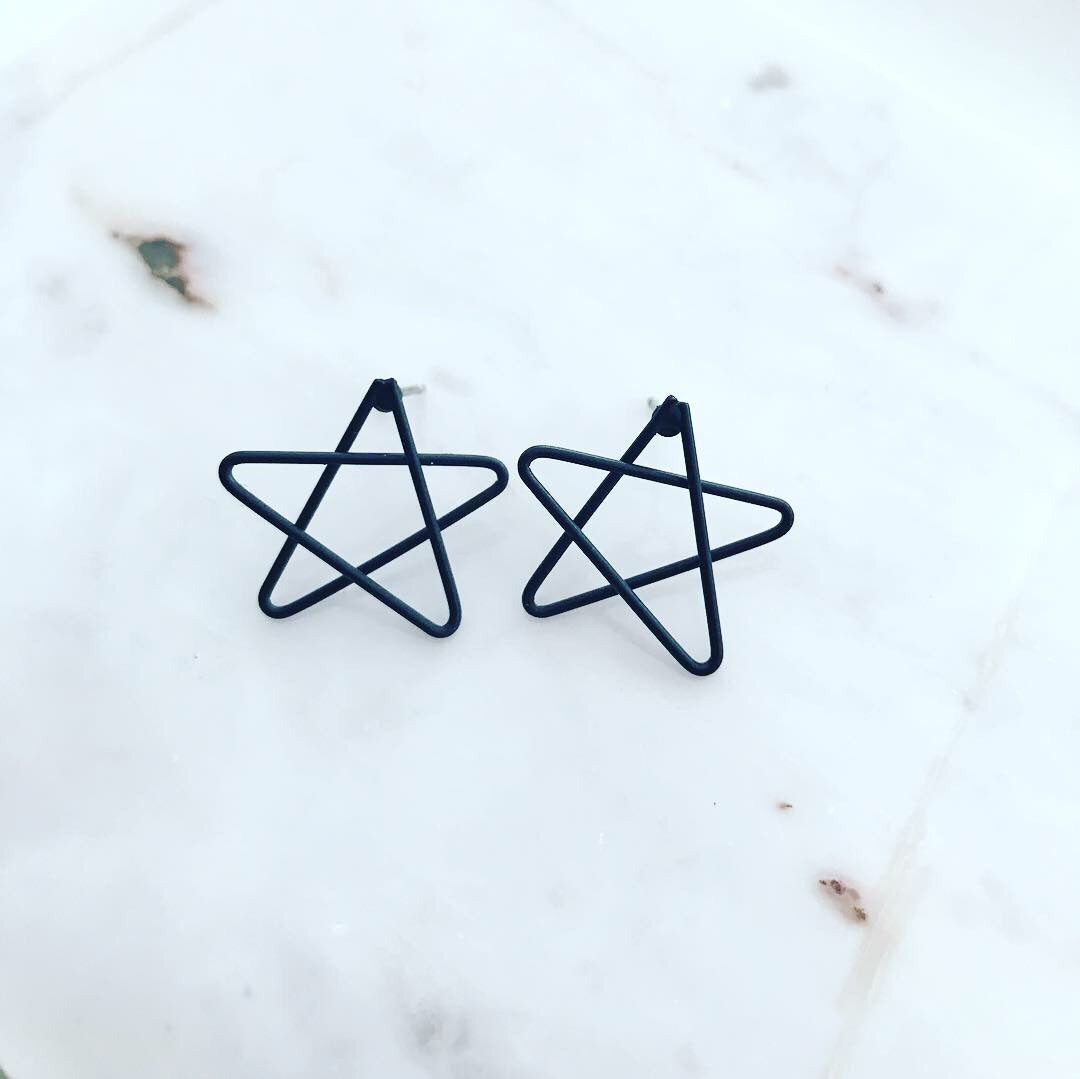 Star Doodle Earrings