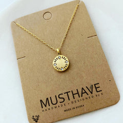 Mystic Sparkle Medallion Necklace