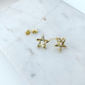 Star Cursive Earrings