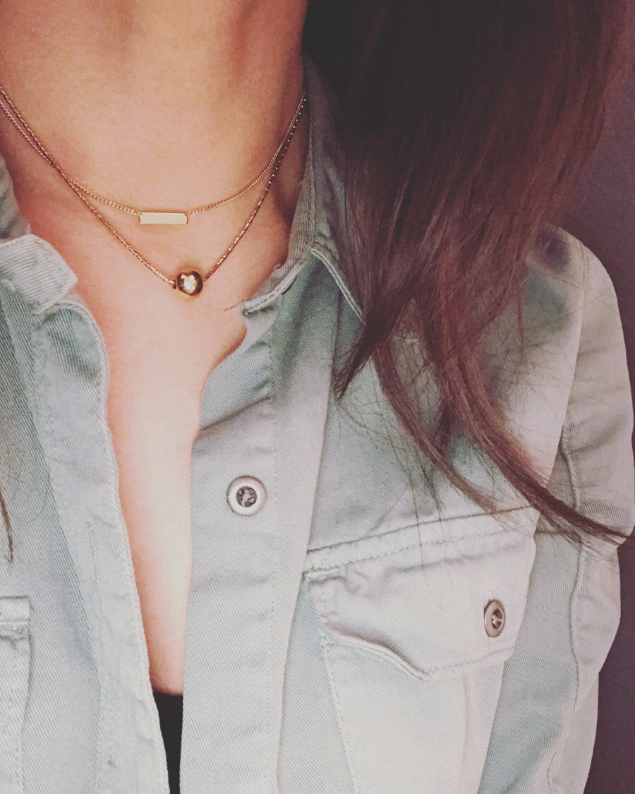 Choker Chain: Ball Pendant