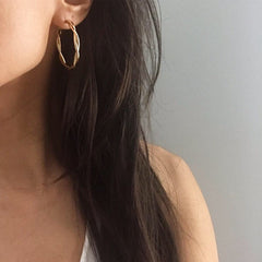 Twisted Hoop Earrings