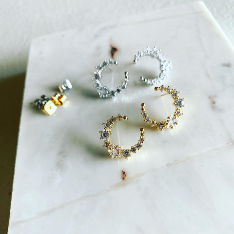Crescent Moon Luna Earrings