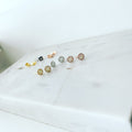 Micro Pavé Opal Earrings