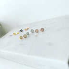 Micro Pavé Opal Earrings