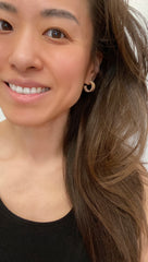 Triple Rope Hoop Earrings