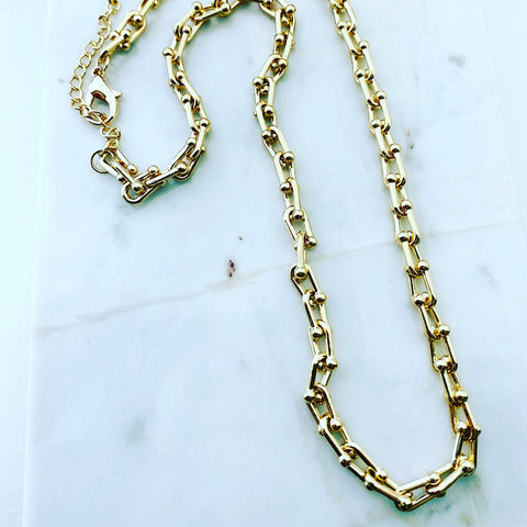 Hardware Link Chain Necklace (Micro)