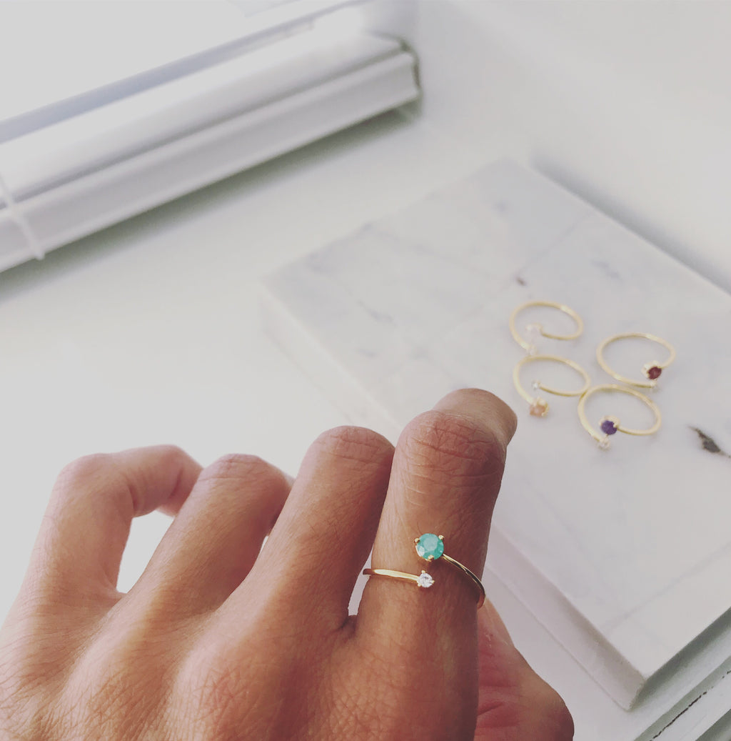 Zirconia (CZ): Twist Ring