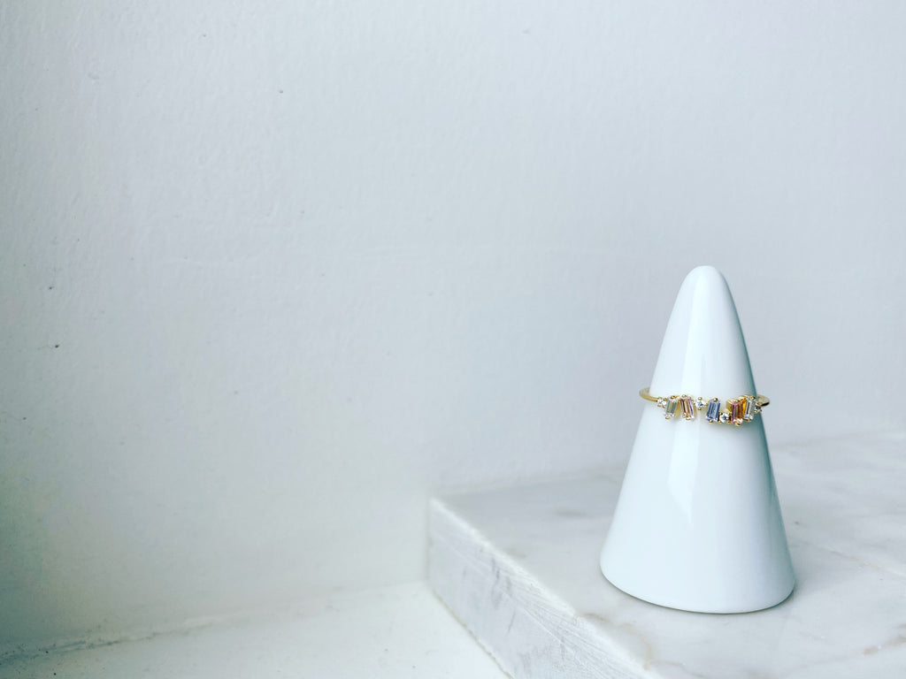 Baguette Ombré Ring