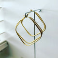 Square Boss (Remix) Hoop Earrings