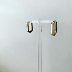 Oval Clicker Hoop Earrings