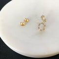 Hexagon Cubic Earrings