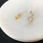 Hexagon Cubic Earrings