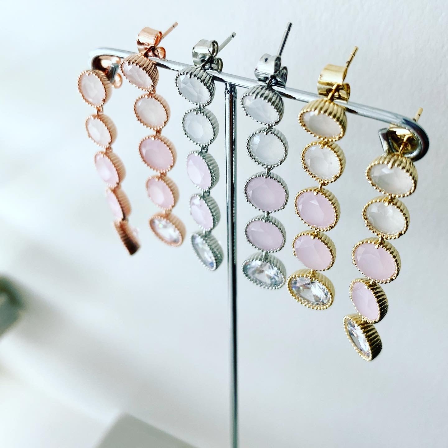 Pretty In Pink Duster Earrings