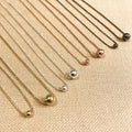 Choker Chain: Ball Pendant
