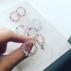 Baguette Wreath Earrings