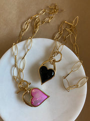 Reversible Heart Necklace