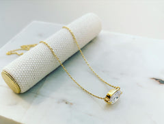 Oval Cut Necklace